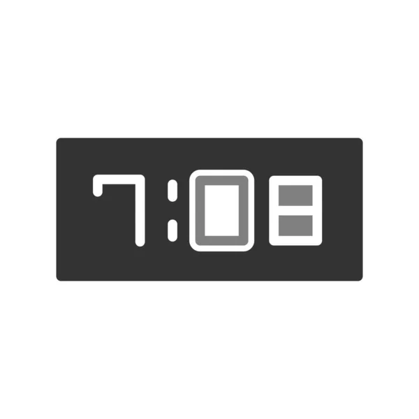 Digital Clock Simple Vector Illustration Design — 图库矢量图片