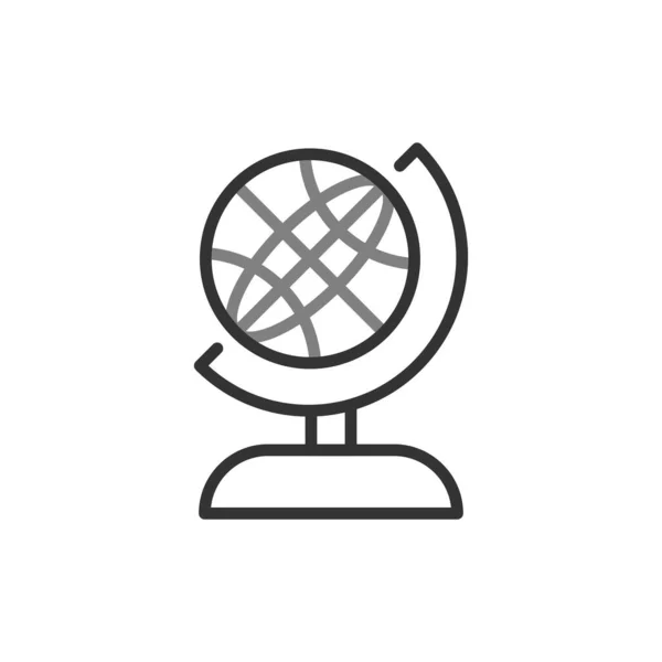 Globe Web Icon Simple Design — Stock Vector