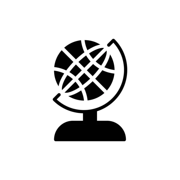 Глобус Простий Дизайн Піктограми Веб — стоковий вектор