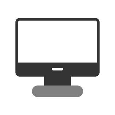 bilgisayar monitörü vektör simgesi