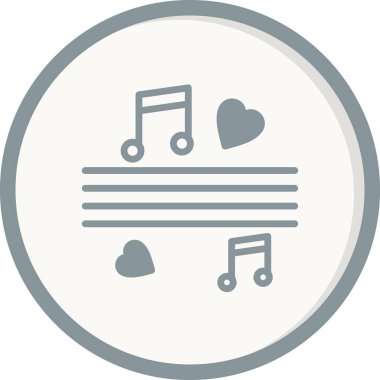 müzik notaları, vektör illüstrasyon tasarımı