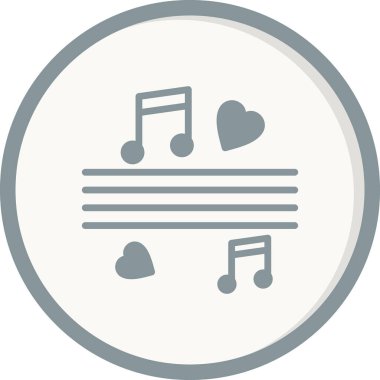 müzik notaları, vektör illüstrasyon tasarımı