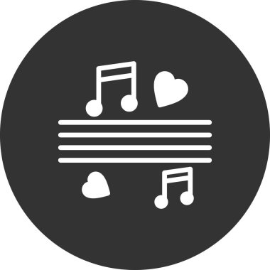 müzik notaları, vektör illüstrasyon tasarımı