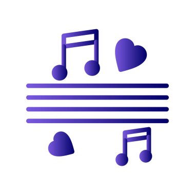 müzik notaları, vektör illüstrasyon tasarımı