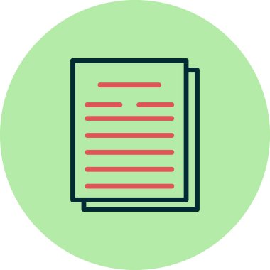 Kağıt konseptinin vektör illüstrasyonu