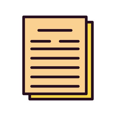 Kağıt konseptinin vektör illüstrasyonu