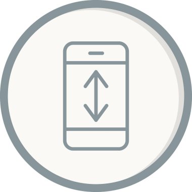 Parşömen. Web simgesi basit illüstrasyon