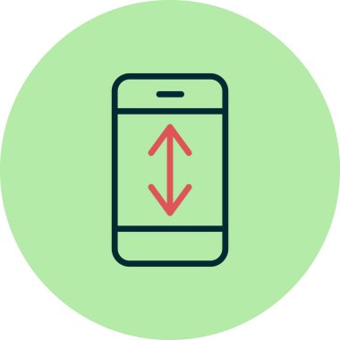 Parşömen. Web simgesi basit illüstrasyon