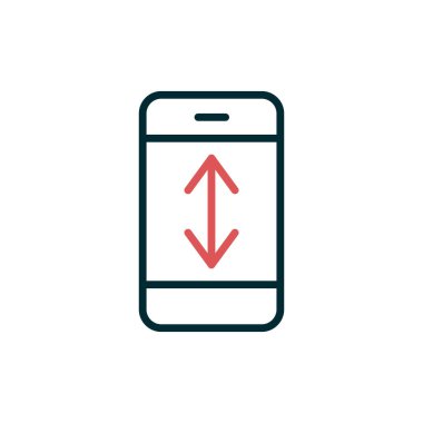 Parşömen. Web simgesi basit illüstrasyon