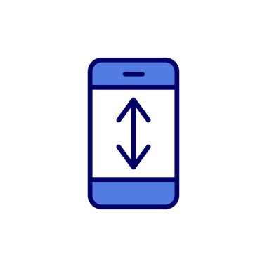 Parşömen. Web simgesi basit illüstrasyon