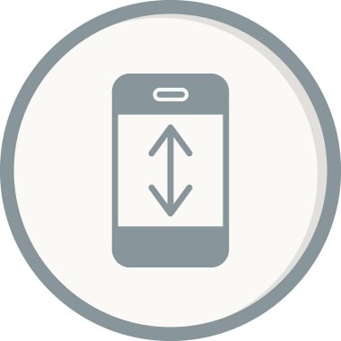 Parşömen. Web simgesi basit illüstrasyon