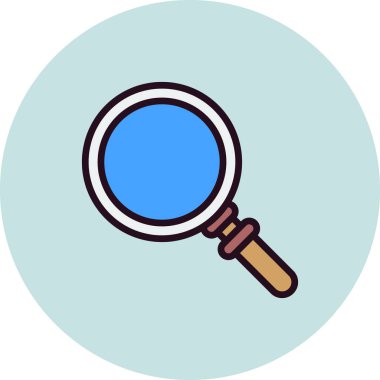 arama web simgesi illüstrasyonu