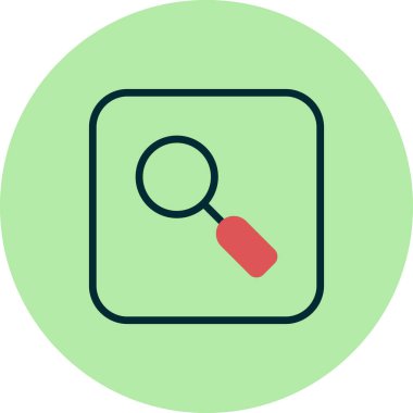 arama web simgesi illüstrasyonu