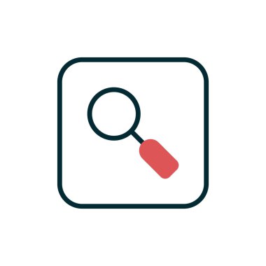 arama web simgesi illüstrasyonu