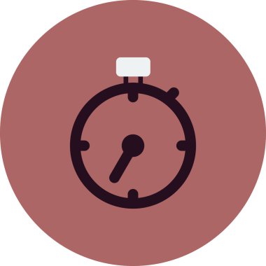 Zamanlayıcı simgesi tasarımı. Zaman göstergesi. vektör illüstrasyonu