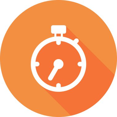 Zamanlayıcı simgesi tasarımı. Zaman göstergesi. vektör illüstrasyonu