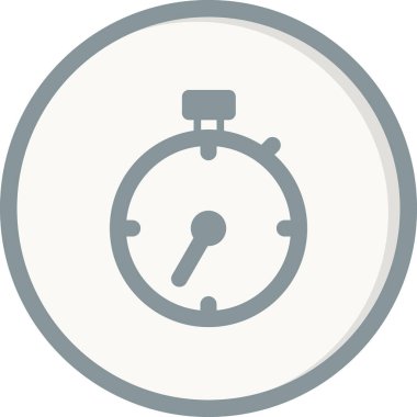 Zamanlayıcı simgesi tasarımı. Zaman göstergesi. vektör illüstrasyonu