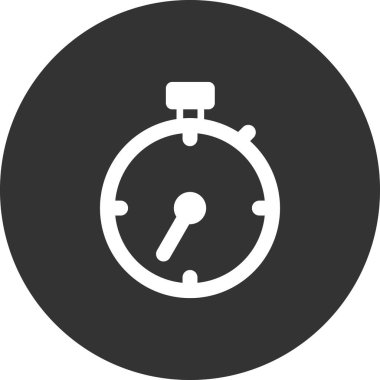 Zamanlayıcı simgesi tasarımı. Zaman göstergesi. vektör illüstrasyonu