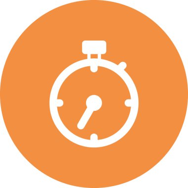 Zamanlayıcı simgesi tasarımı. Zaman göstergesi. vektör illüstrasyonu