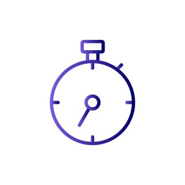 Zamanlayıcı simgesi tasarımı. Zaman göstergesi. vektör illüstrasyonu