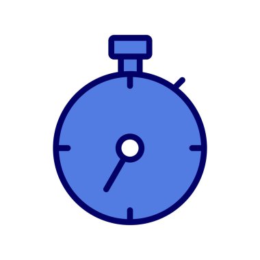 Zamanlayıcı simgesi tasarımı. Zaman göstergesi. vektör illüstrasyonu
