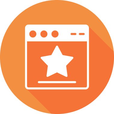 Web tarayıcı simgesi, vektör illüstrasyon tasarımı