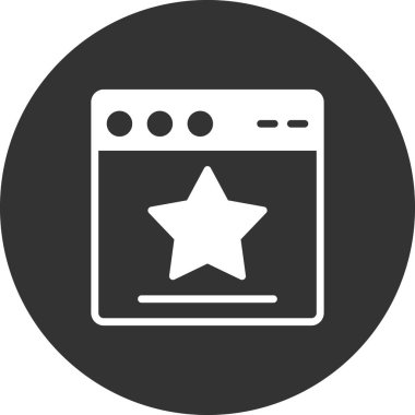 Web tarayıcı simgesi, vektör illüstrasyon tasarımı