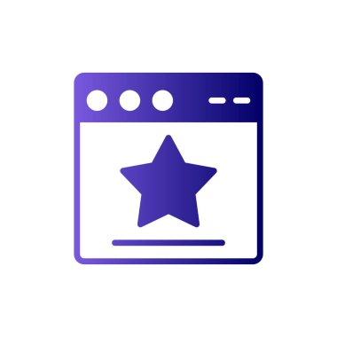 Web tarayıcı simgesi, vektör illüstrasyon tasarımı