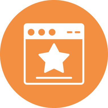 Web tarayıcı simgesi, vektör illüstrasyon tasarımı