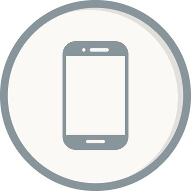 Akıllı telefon simgesi, vektör illüstrasyon tasarımı