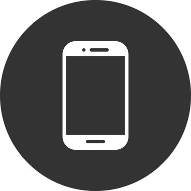 Akıllı telefon simgesi, vektör illüstrasyon tasarımı