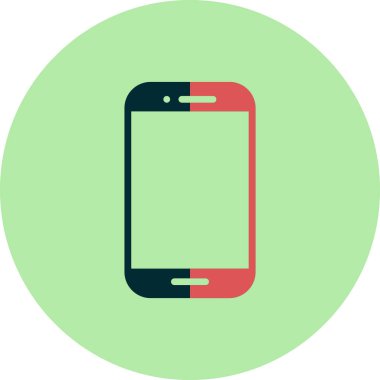 Akıllı telefon simgesi, vektör illüstrasyon tasarımı