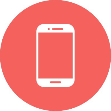 Akıllı telefon simgesi, vektör illüstrasyon tasarımı