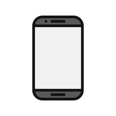 Akıllı telefon simgesi, vektör illüstrasyon tasarımı