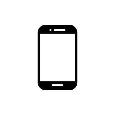 Akıllı telefon simgesi, vektör illüstrasyon tasarımı