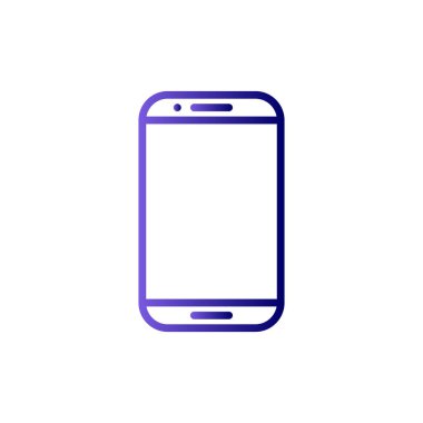 Akıllı telefon simgesi, vektör illüstrasyon tasarımı