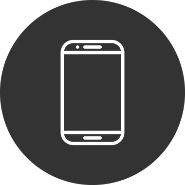 Akıllı telefon simgesi, vektör illüstrasyon tasarımı