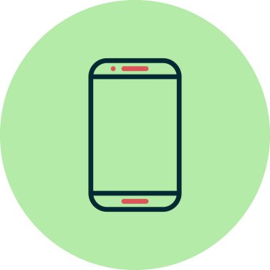 Akıllı telefon simgesi, vektör illüstrasyon tasarımı