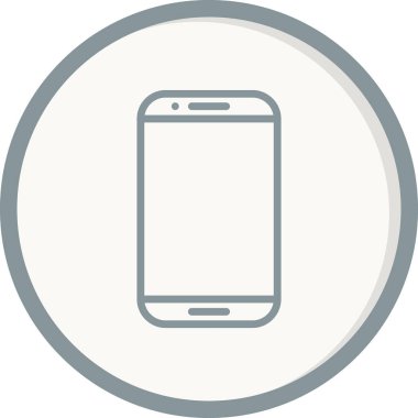 Akıllı telefon simgesi, vektör illüstrasyon tasarımı