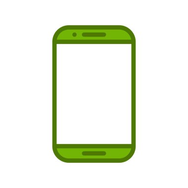 Akıllı telefon simgesi, vektör illüstrasyon tasarımı