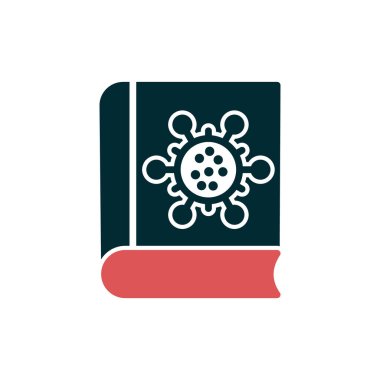 Kitap simgesi, modern vektör illüstrasyon tasarımı