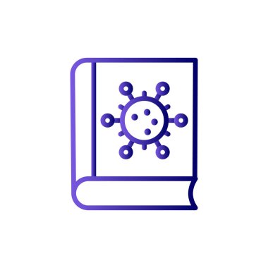 Kitap simgesi, modern vektör illüstrasyon tasarımı