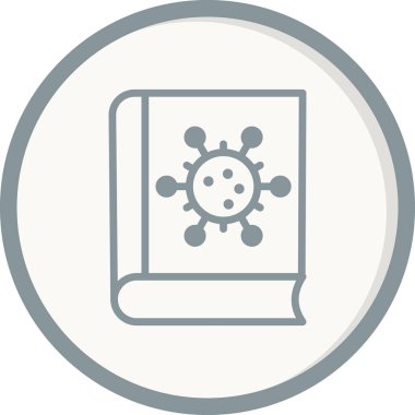 Kitap simgesi, modern vektör illüstrasyon tasarımı