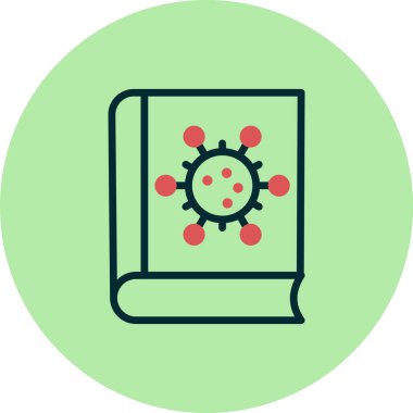 Kitap simgesi, modern vektör illüstrasyon tasarımı