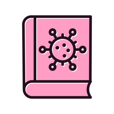 Kitap simgesi, modern vektör illüstrasyon tasarımı