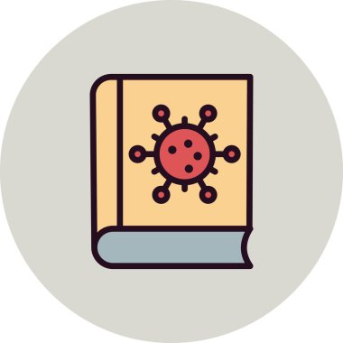 Kitap simgesi, modern vektör illüstrasyon tasarımı