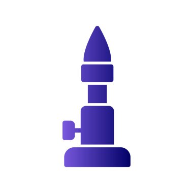 Bunsen Burner simgesi, vektör illüstrasyonu