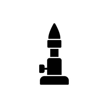 Bunsen Burner simgesi, vektör illüstrasyonu