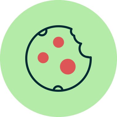 Kişisel ve ticari kullanım için vektör simgesi, Cookie