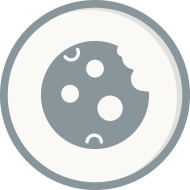 Kişisel ve ticari kullanım için vektör simgesi, Cookie